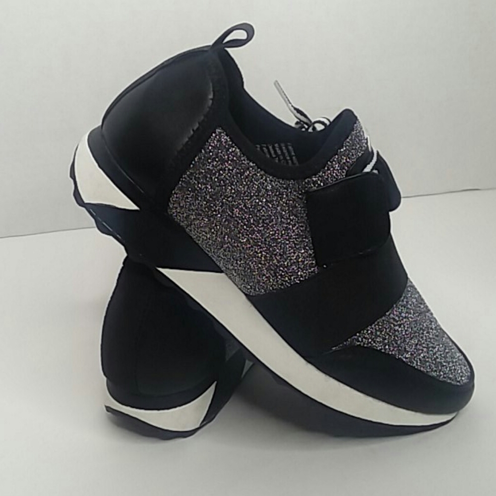 Brash Blk/Silver Sz. 6.5 Glitter Stacker S…